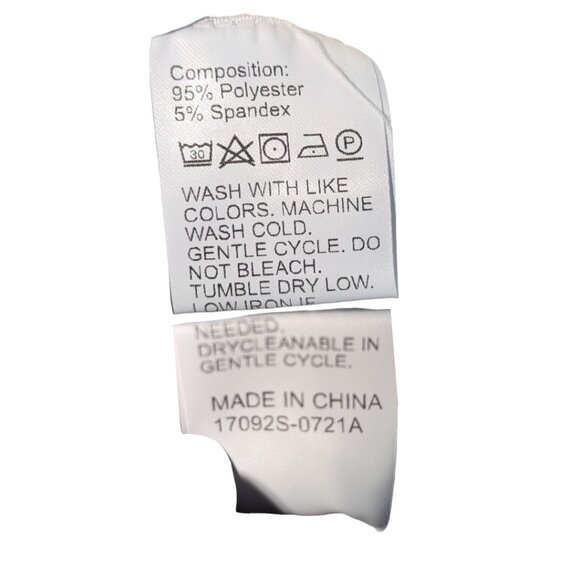 AmyEnjoyLife Mini Shirt Dress XL Long V-Neck Short Sleeve Keyhole Back White - Picture 8 of 9